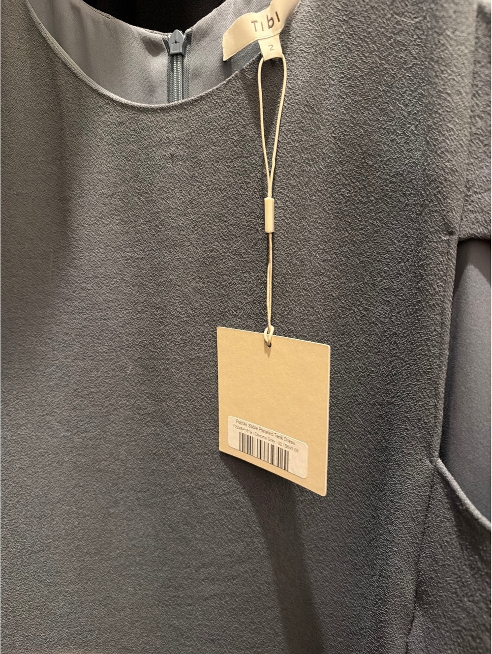Tibi Slate Blue Midi Tank Dress - Picture 4 of 5